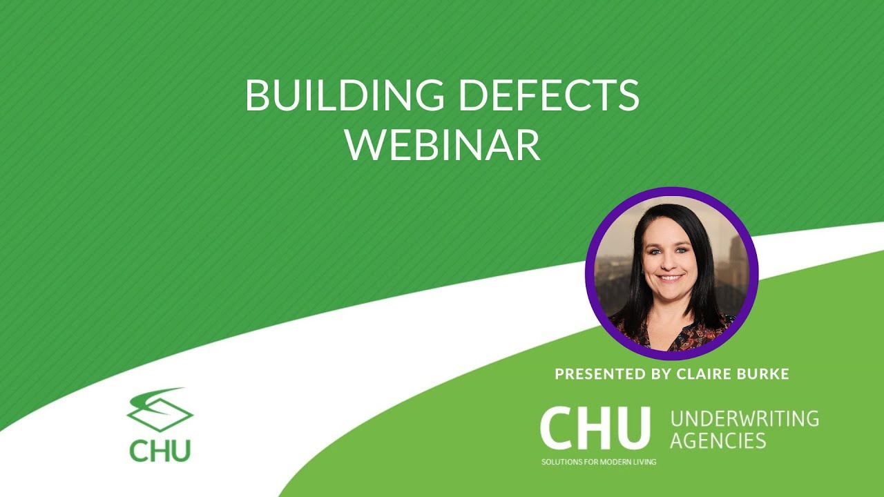 CHU Building Defects Webinar April 2023 thumbnail